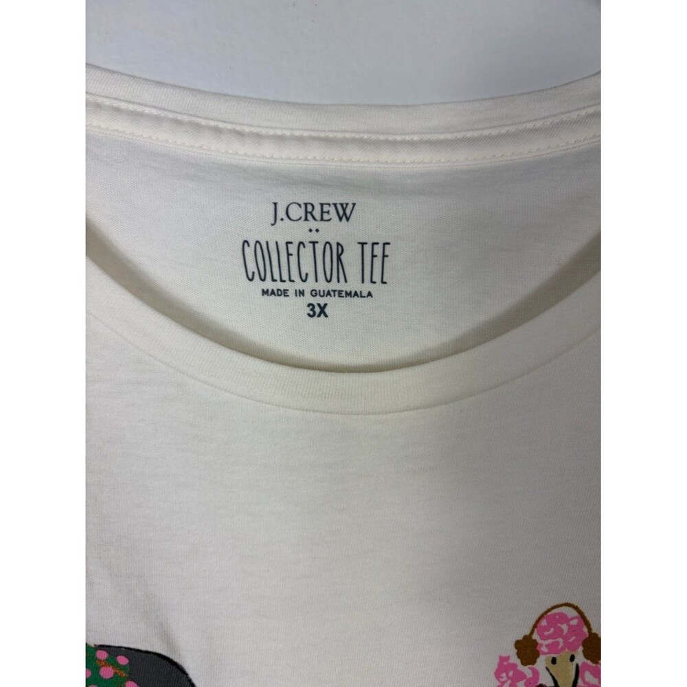 J. Crew Long-Sleeve Fall Dogs Graphic Tee 3X - Picture 3 of 5